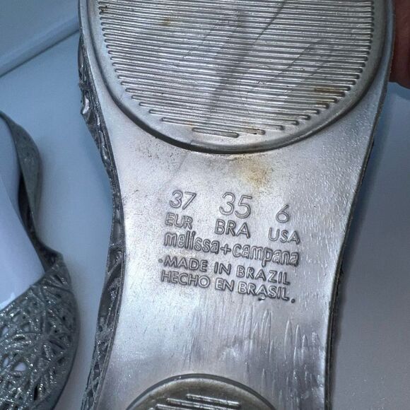 Melissa + Campana Zig Zag II Silver MW.15.031A - Picture 8 of 11